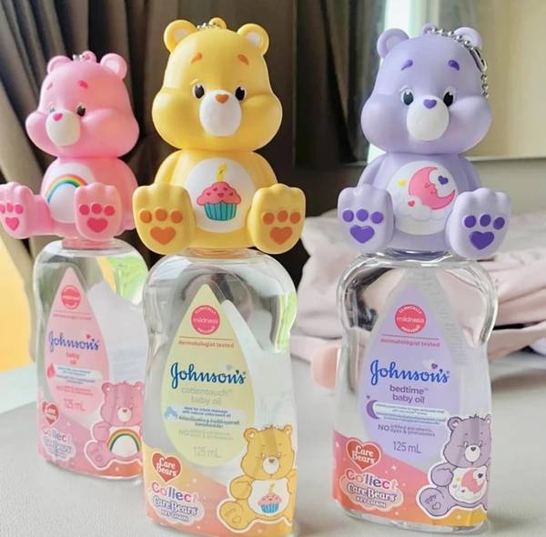 嬰兒油 嬌生 Carebears 泰國限定版 